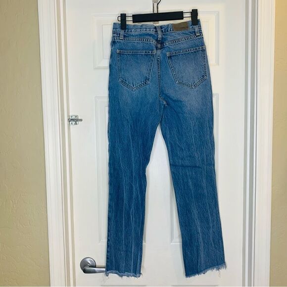 CARMAR straight high rise jeans ruffle detailed ursula size 25 - Picture 6 of 10